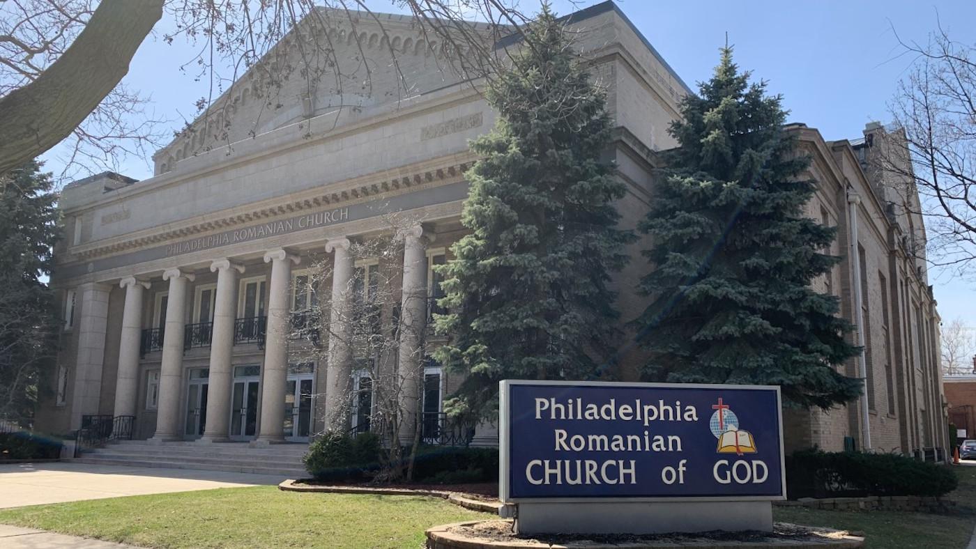 Philadelphia Romanian Church of God, formerly the Fourteenth Church of Christ, Scientist, in Ravenswood. Photo: Caitrin Hughes