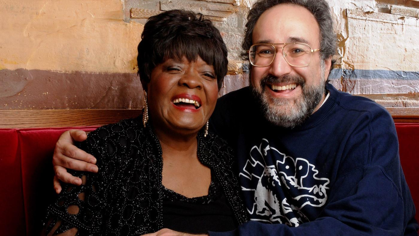 Koko Taylor and Bruce Iglauer. Photo: Alligator Records/Marc Norberg