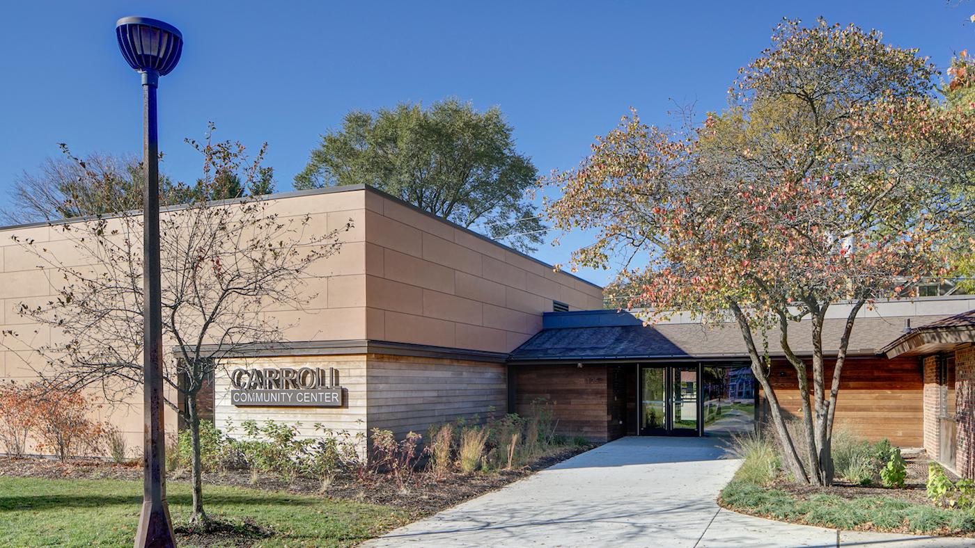 The Park District of Oak Park's Carroll Center. Photo: Hausman Photography, courtesy TBDA, Ltd