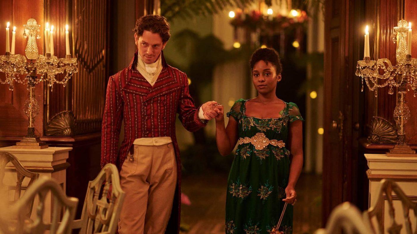 Georgiana and Lord Montrose in season 3 of Sanditon
