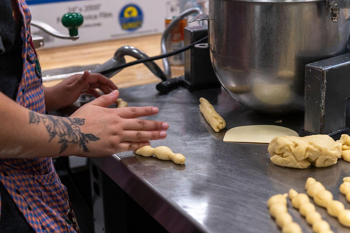Rolling dough