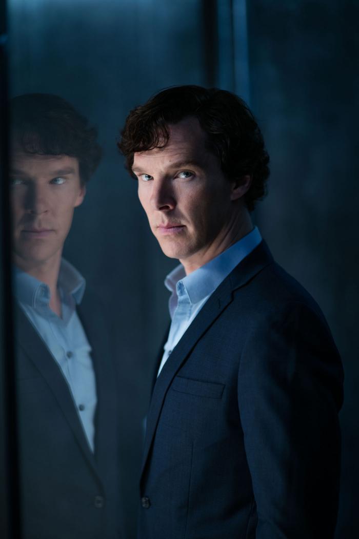Benedict Cumberbatch as Sherlock Holmes. (Laurence Cendrowicz/Hartswood Films & MASTERPIECE)