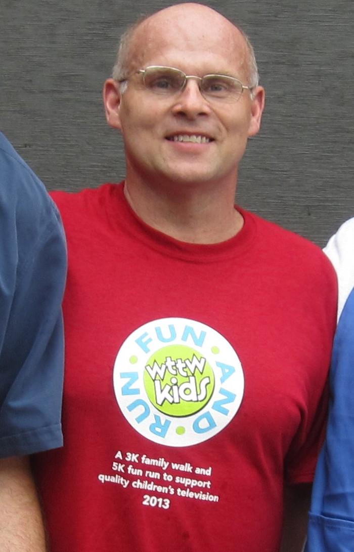 Don Muss at a WTTW BBQ
