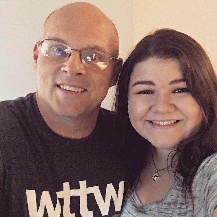 Don Muss with his daughter Rachel
