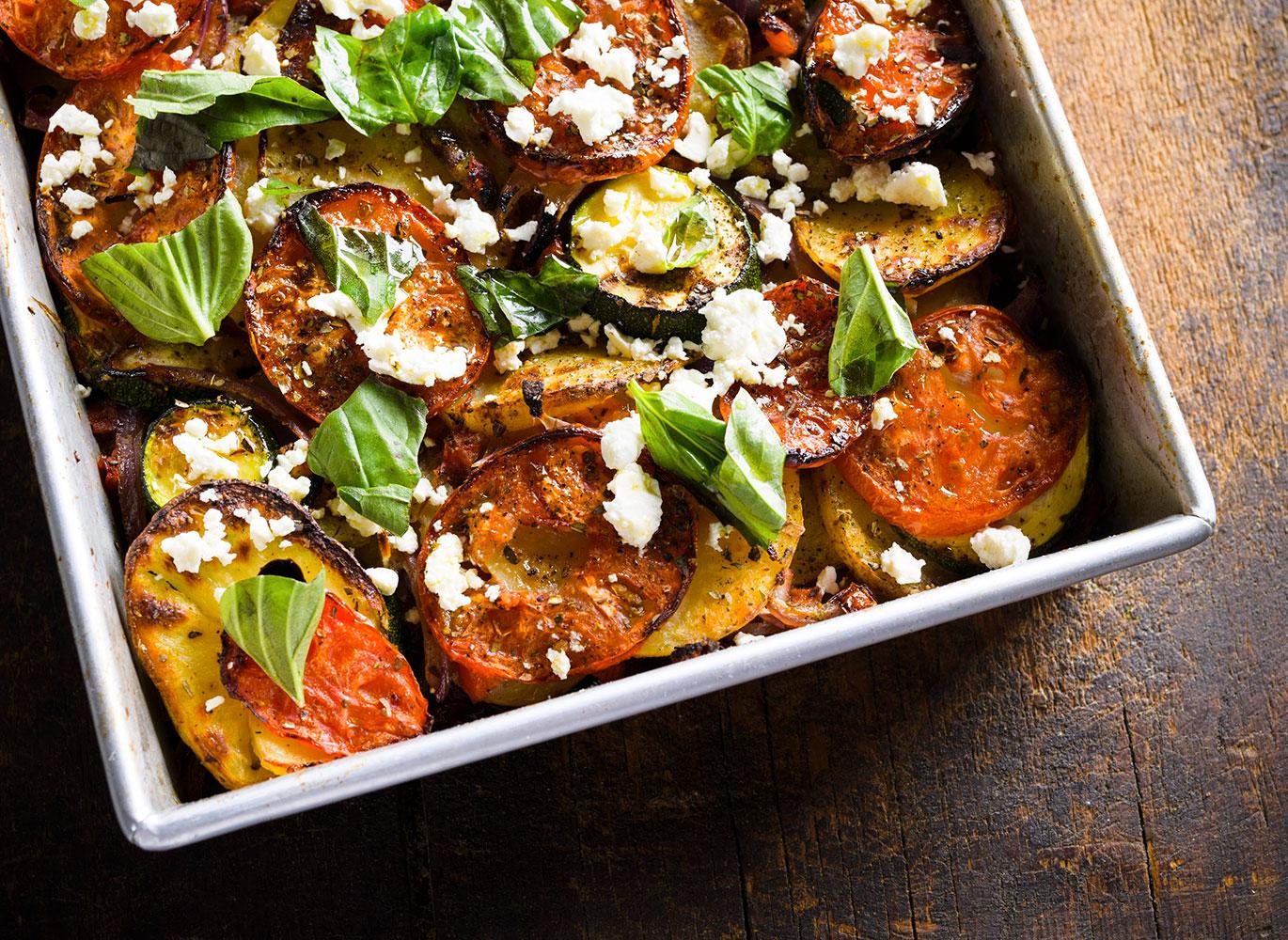 Greek Baked Vegetables