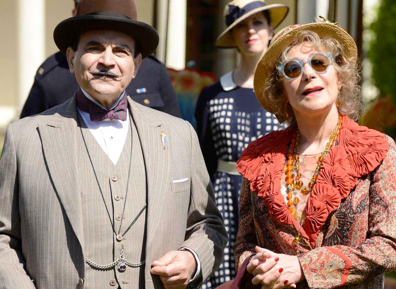 Hercule Poirot and friend Hercule Poirot and friend