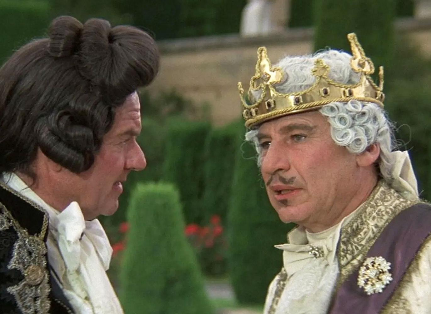 Harvey Korman (left) and Mel Brooks as King Louis XVI in "History of the World, Part 1." 1981 Harvey Korman (left) and Mel Brooks as King Louis XVI in "History of the World, Part 1." 1981