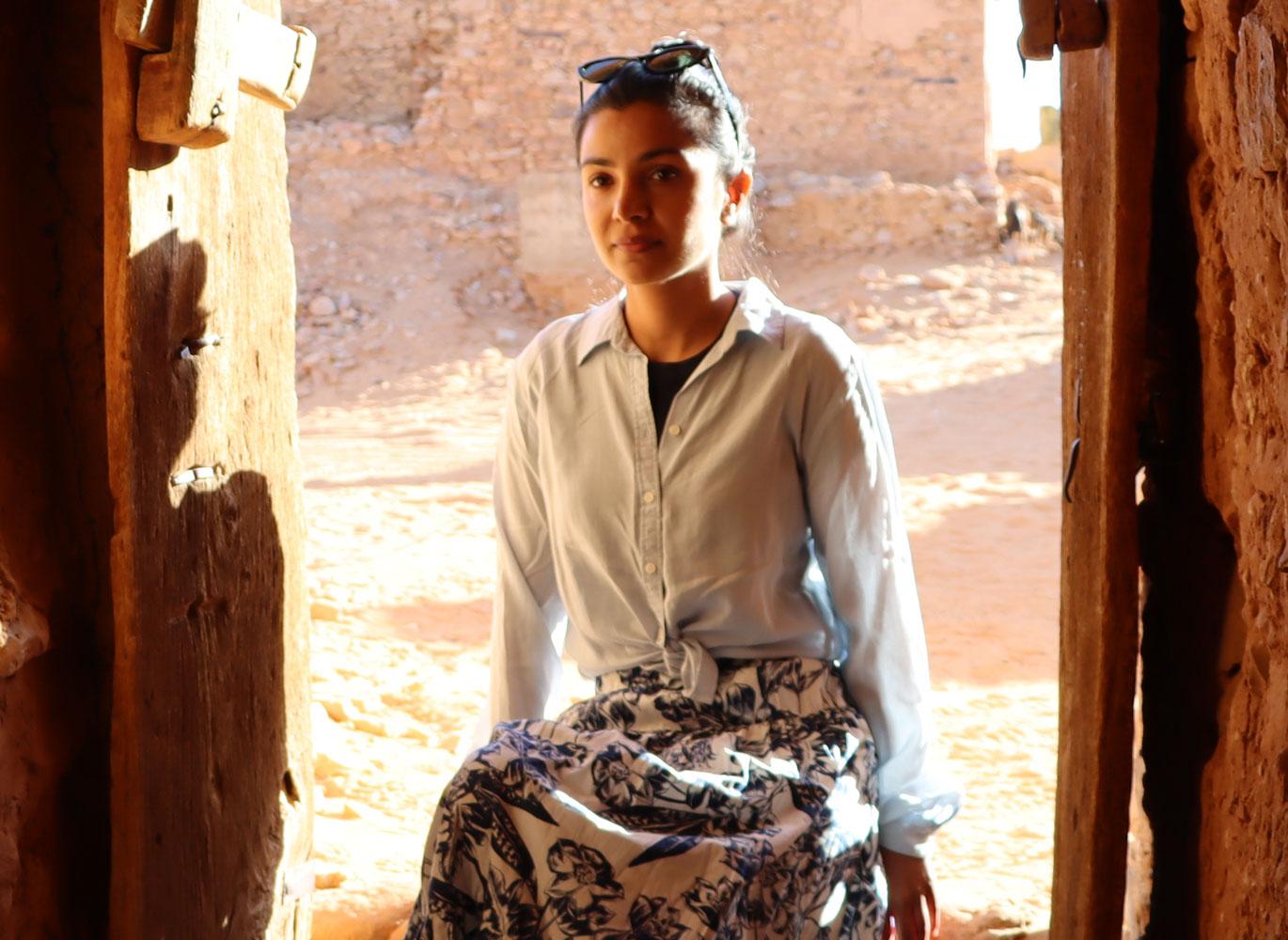 Gulnaz in Chinguetti, Mauritania
