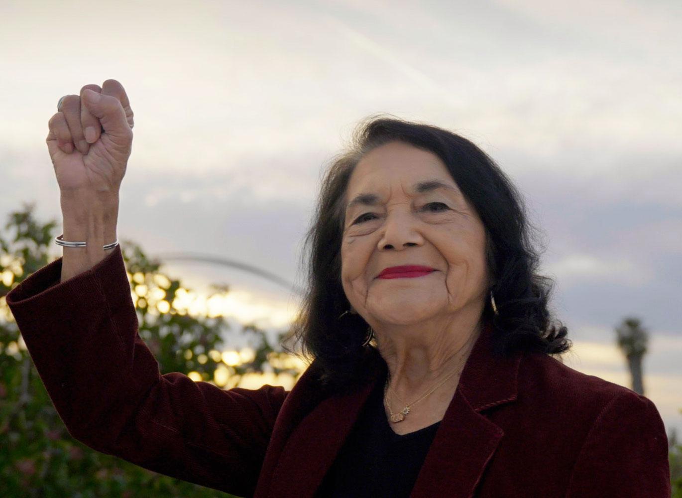 American labor leader and civil rights activist Dolores Huerta. American labor leader and civil rights activist Dolores Huerta.
