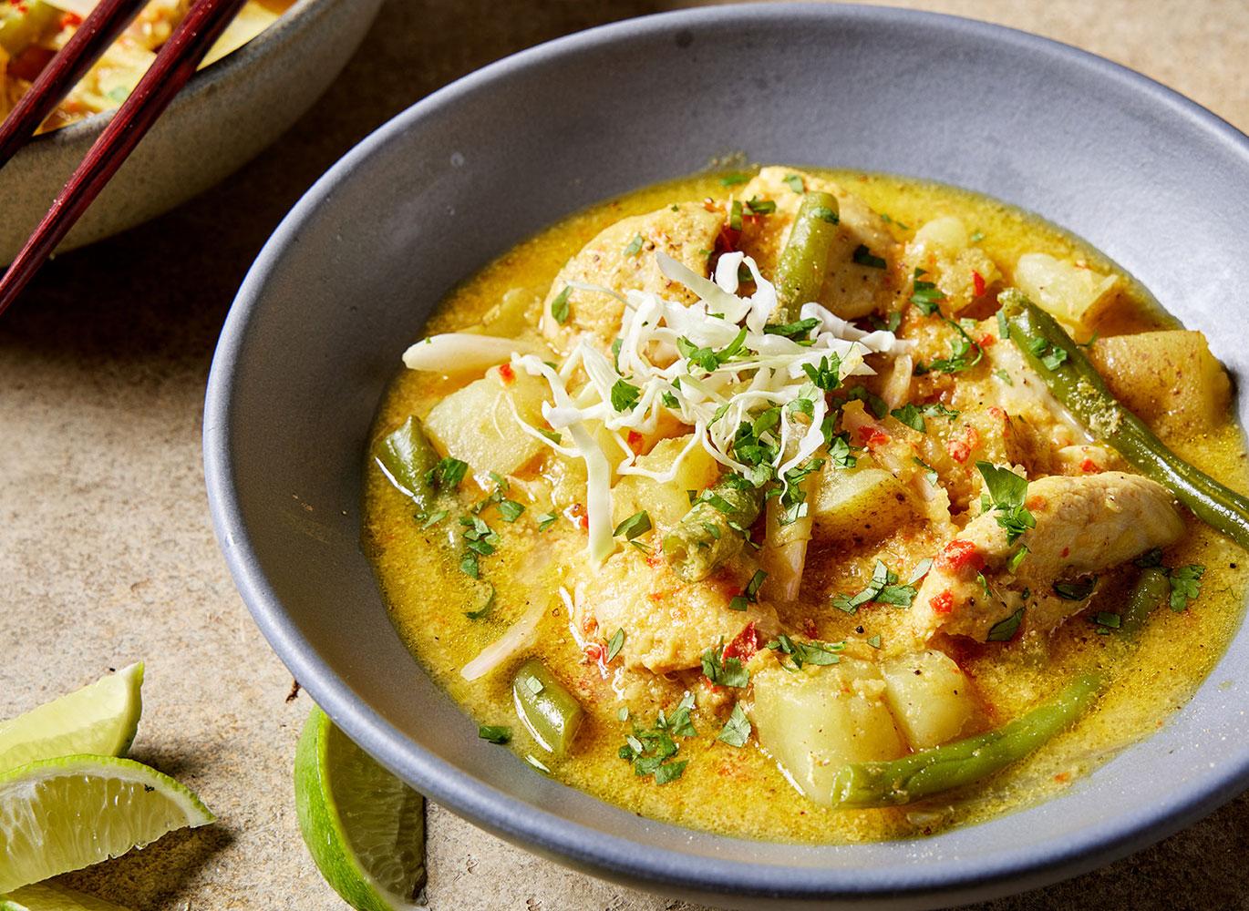 Malaysian-Style Chicken and Coconut Curry Malaysian-Style Chicken and Coconut Curry