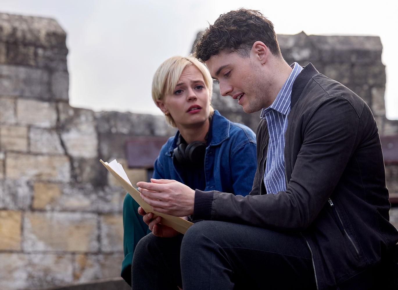 Ella Maisy Purvis (Patience Evans) and Tom Lewis (Elliot Scott)