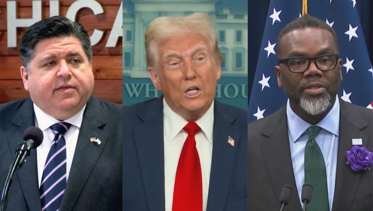 Johnson, Pritzker Dismiss Trump’s Threat to Send National Guard to Chicago