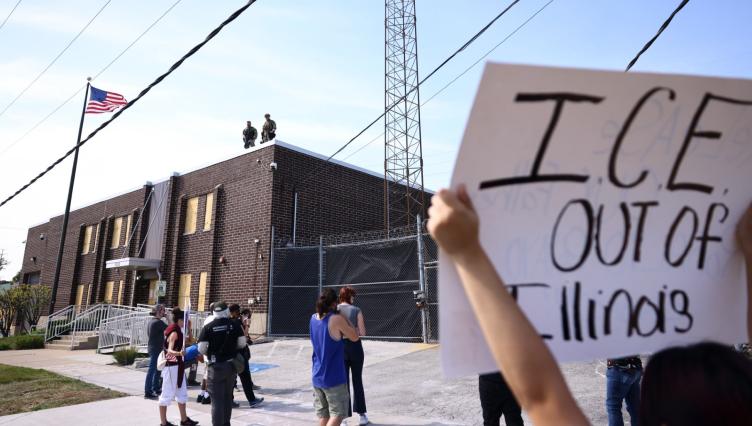 Chicago Journalists, Protesters Suing Trump Administration Over Alleged First Amendment Violations at Broadview ICE Facility