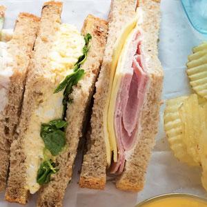 Sandwiches and chips