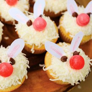 Coconut Bunny Cupcakes
