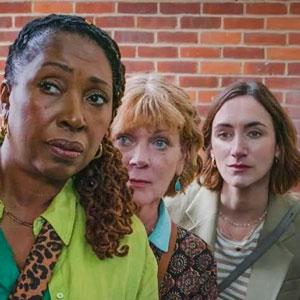 Suzie, Judith, and Becks are back to solve more crimes in 'The Marlow Murder Club.' Credit: Masterpiece