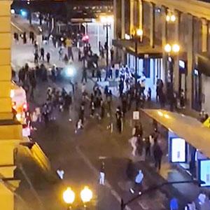 Teens in Chicago streets.