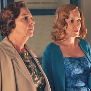 When Leonard's drinking gets him into trouble, all his friends arrive to help. Credit: Kudos, ITV, and Masterpiece