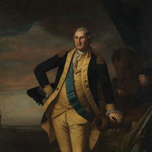 A portrait of George Washington
