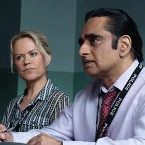 DCI Jess James (Sinéad Keenan), DI Sunny Khan (Sanjeev Bhaskar)