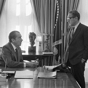 Henry Kissinger (right) and President Richard Nixon in the Oval Office. February 10, 1971. Credit: The National Archives and Records Administration Henry Kissinger (right) and President Richard Nixon in the Oval Office. February 10, 1971. Credit: The National Archives and Records Administration