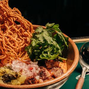 Crying Tiger features Thai dishes like a wagyu short rib khao soi curry along with other recipes from Southeast Asia. Credit: Lindsay Eberly