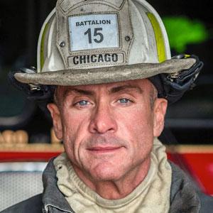Chicago Fire Department Battalion Chief James Spalla comes from a family of firefighters. Credit: Ken Carl for WTTW
