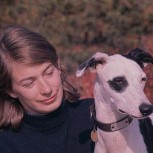 Mary Oliver and puppy