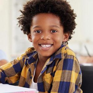 Child in school