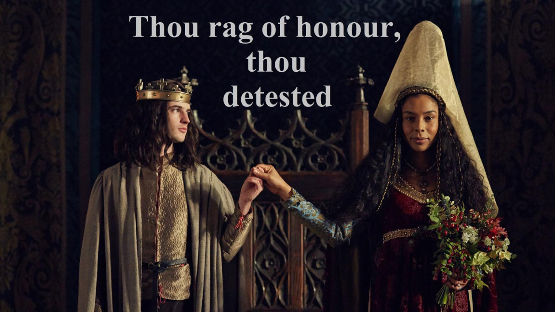 Henry VI and Queen Margaret in The Hollow Crown: The Wars of the Roses.