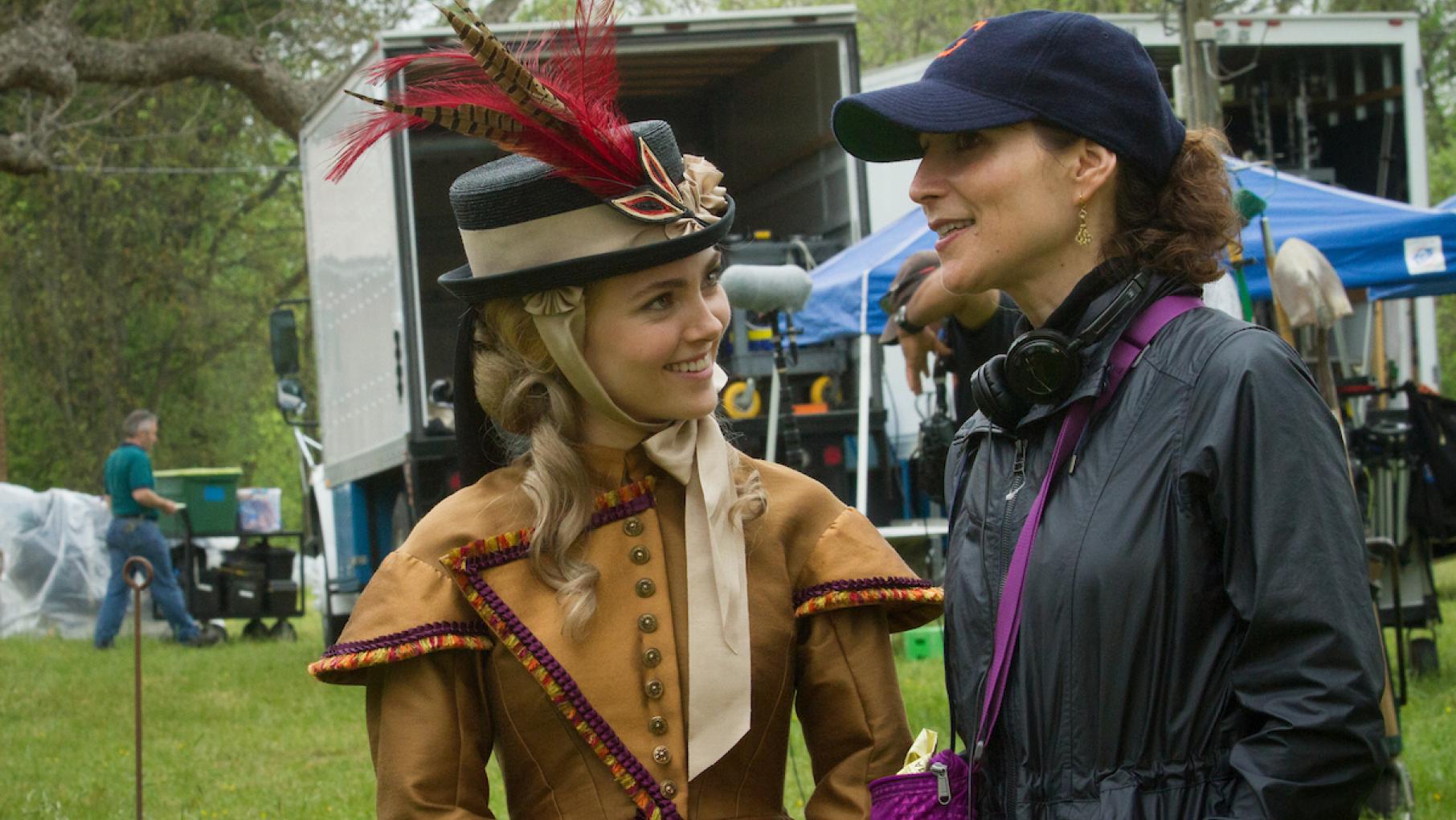 Actress AnnaSophia Robb (Alice Green) with Co-Creator and Executive Producer Lisa Q. Wolfinger. (Courtesy of PBS/Erik Heinila) Actress AnnaSophia Robb (Alice Green) with Co-Creator and Executive Producer Lisa Q. Wolfinger. (Courtesy of PBS/Erik Heinila)