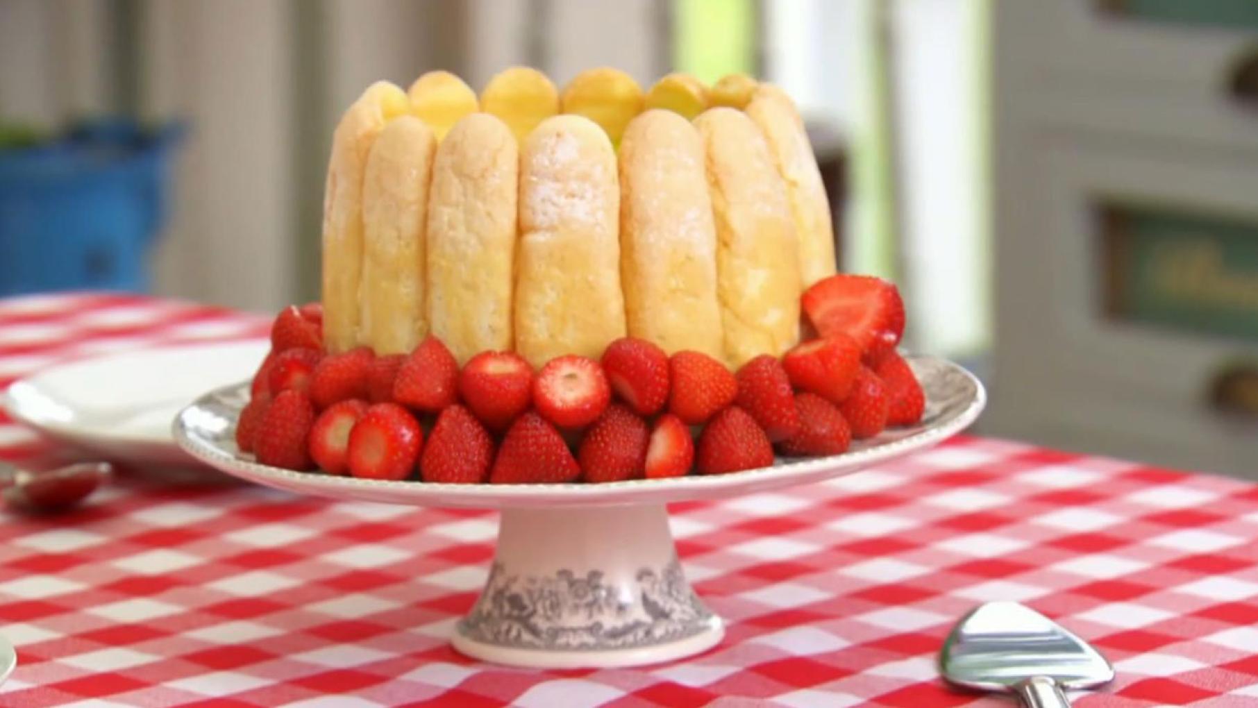 Passion Fruit and Lime Charlotte Russe from 'The Great British Baking Show.' (PBS)'