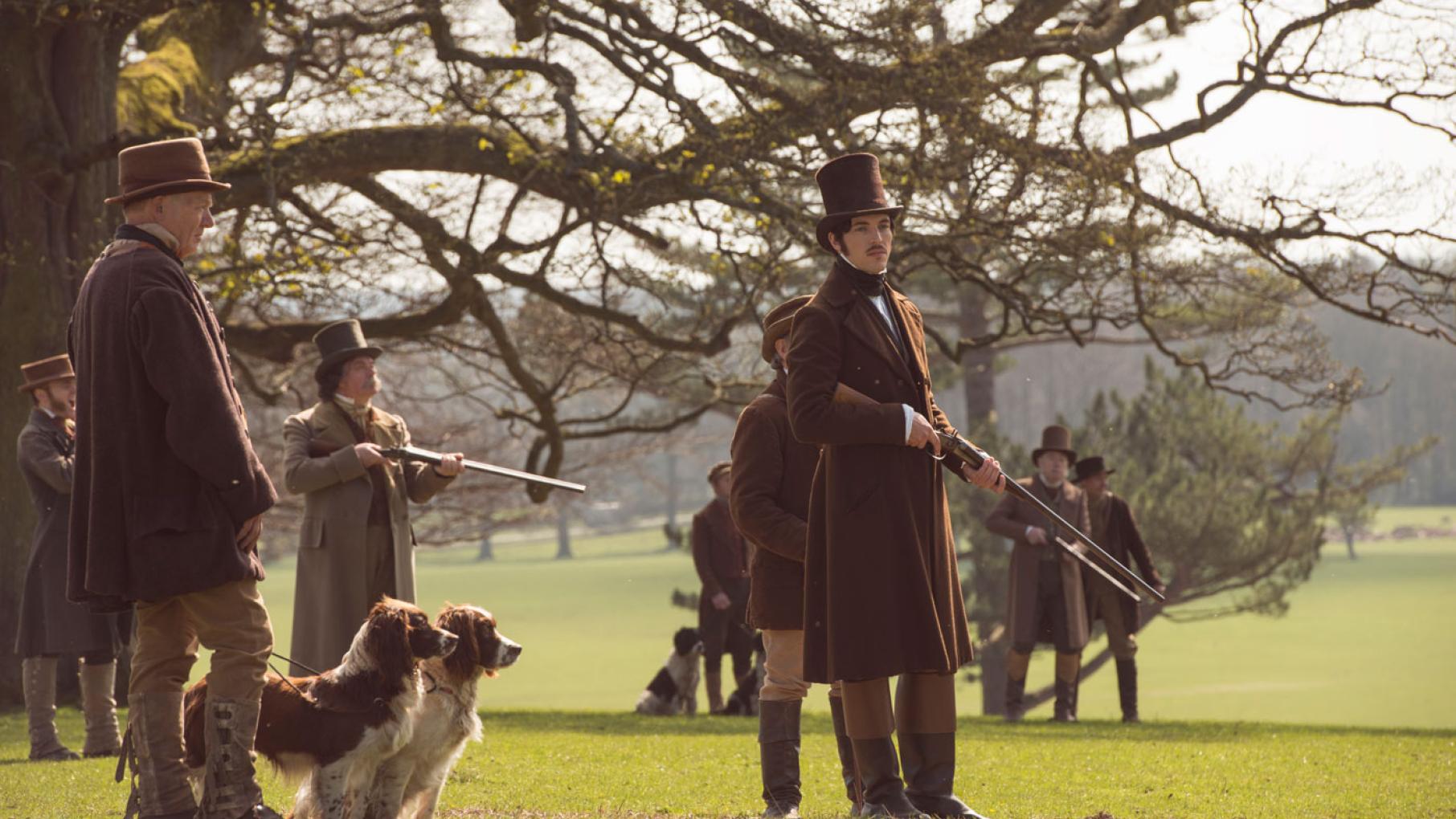 Albert embraces the future: he hunts with guns. (ITV Plc) Albert embraces the future: he hunts with guns. (ITV Plc)