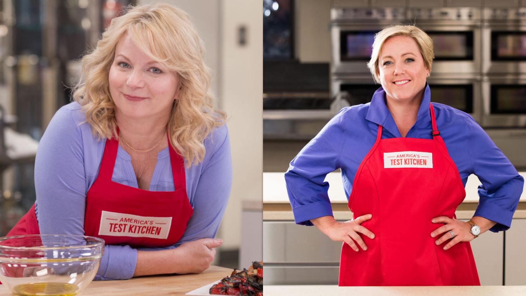 Bridget Lancaster and Julia Collin Davison. (Courtesy of America's Test Kitchen) Bridget Lancaster and Julia Collin Davison, co-hosts of America's Test Kitchen. (Courtesy of America's Test Kitchen)