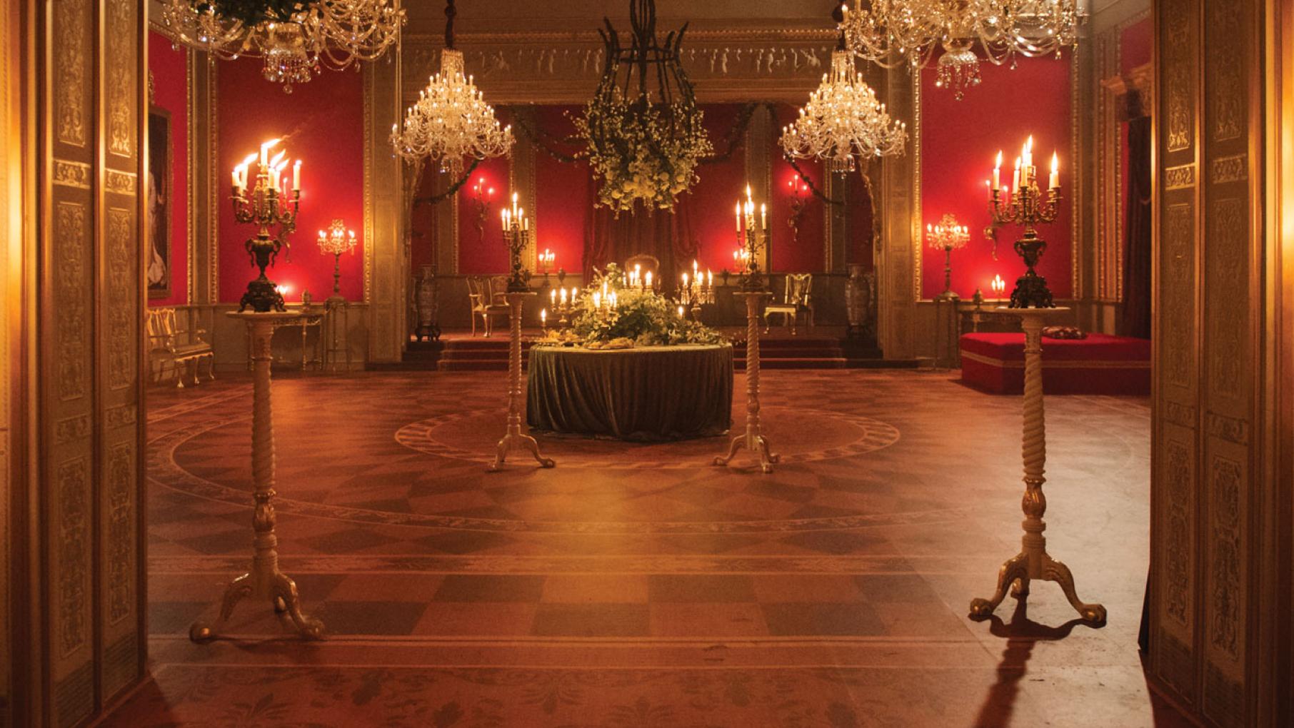 A ballroom set from "Victoria." (Courtesy of ITV Plc)