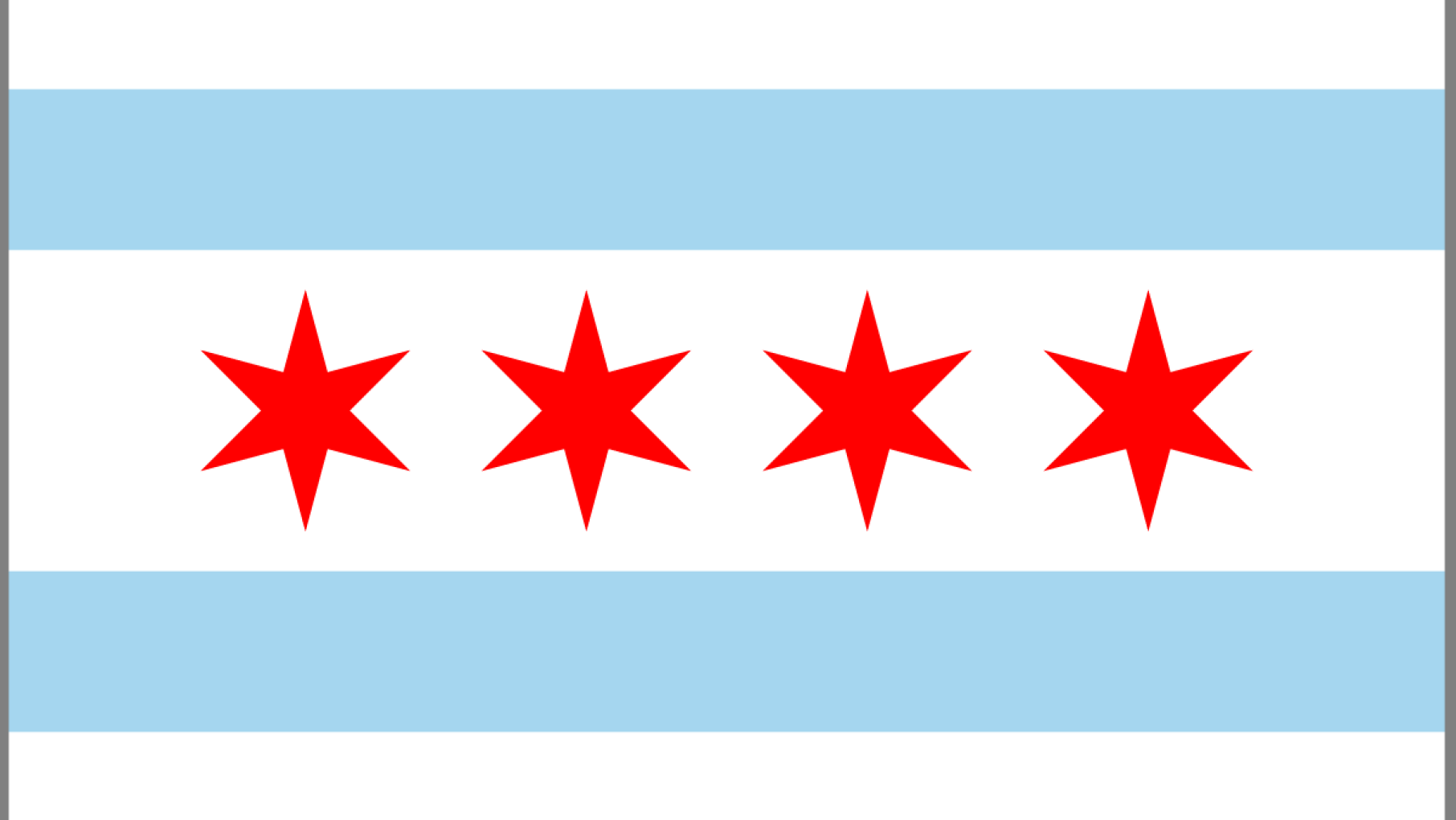 The Chicago Flag.