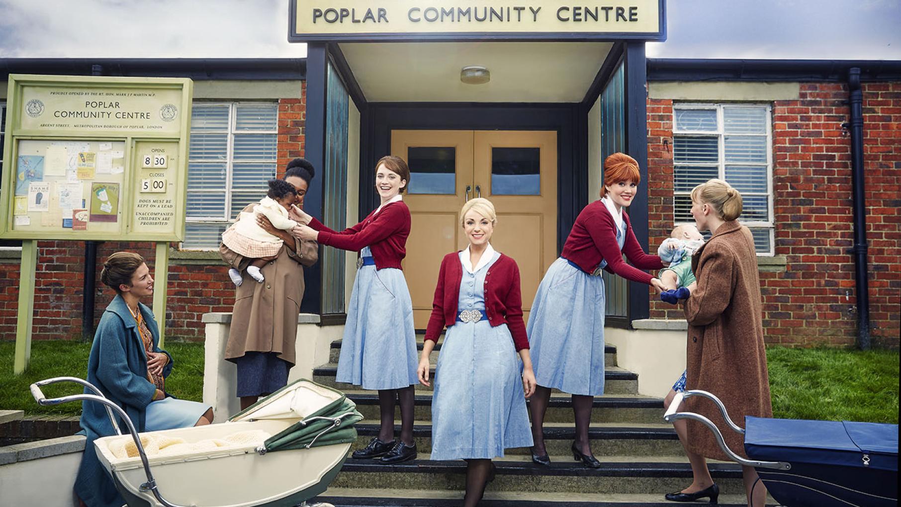 Barbara, Trixie, and Patsy of 'Call the Midwife.' Photo: Neal Street Productions 2016