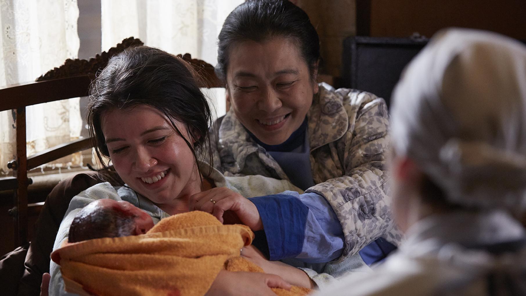 Alice Connor as Lucy Chen, Lucy Sheen as Oilen Chen in 'Call the Midwife.' Photo: Neal Street Productions 2016