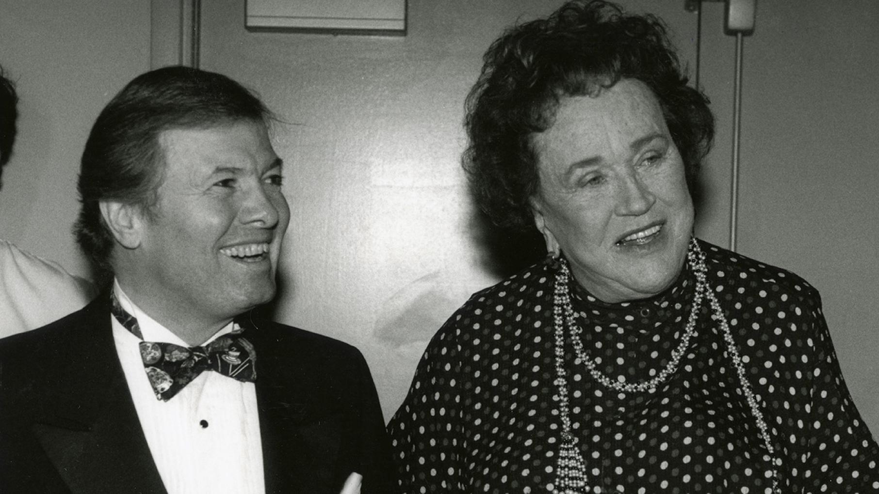 Jacques Pépin and Julia Child, c. 1980s. Photo: Courtesy Jacques Pépin