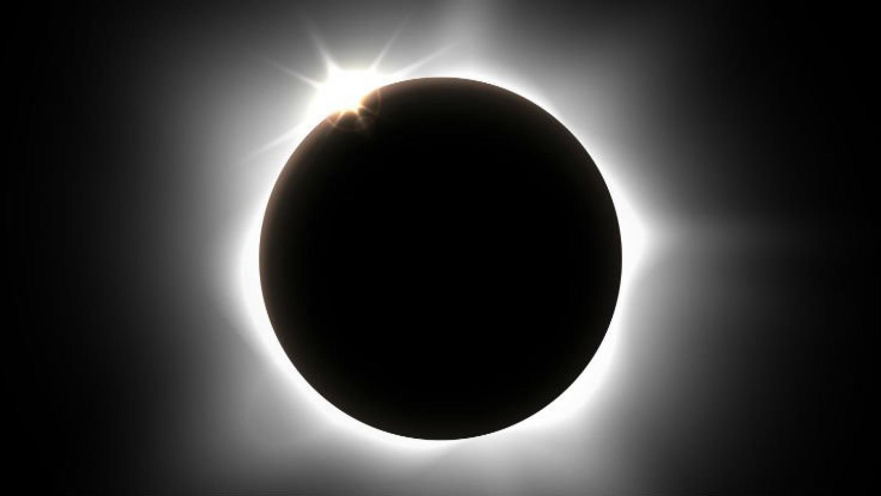 A solar eclipse.