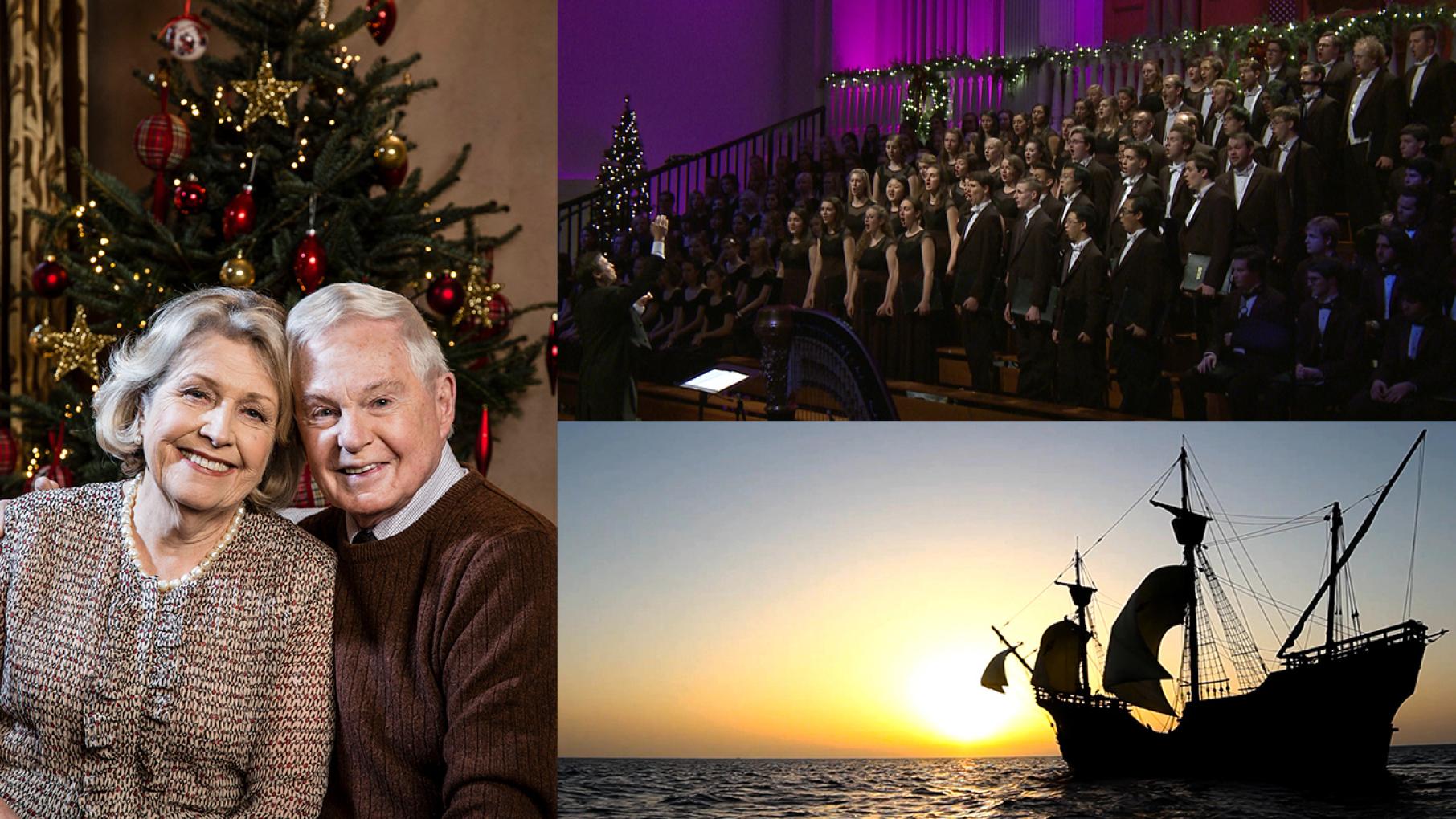 Last Tango in Halifax, Wheaton College Christmas Festival, Secrets of Spanish Flordia. Photos: BBC/Red Productions/Gary Moyes; Funcación Nao Victoria; Wheaton College