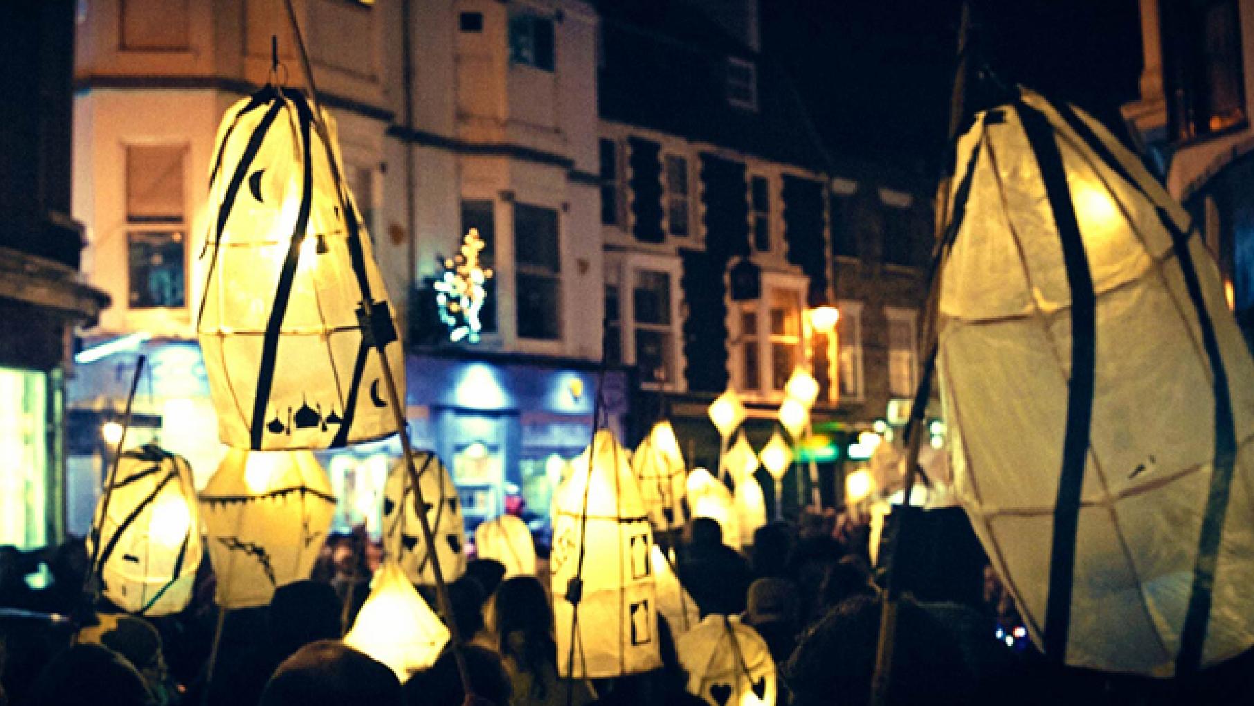 The Burning of the Clocks in Brighton, England