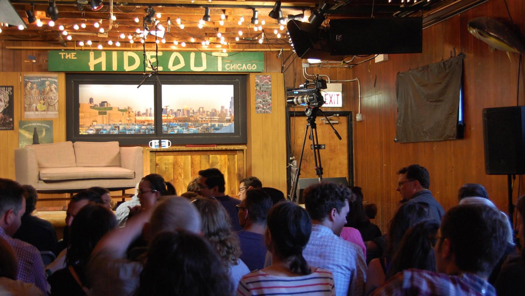 'The Interview Show with Mark Bazer' at the Hideout in Chicago. Photo: Caitrin Hughes