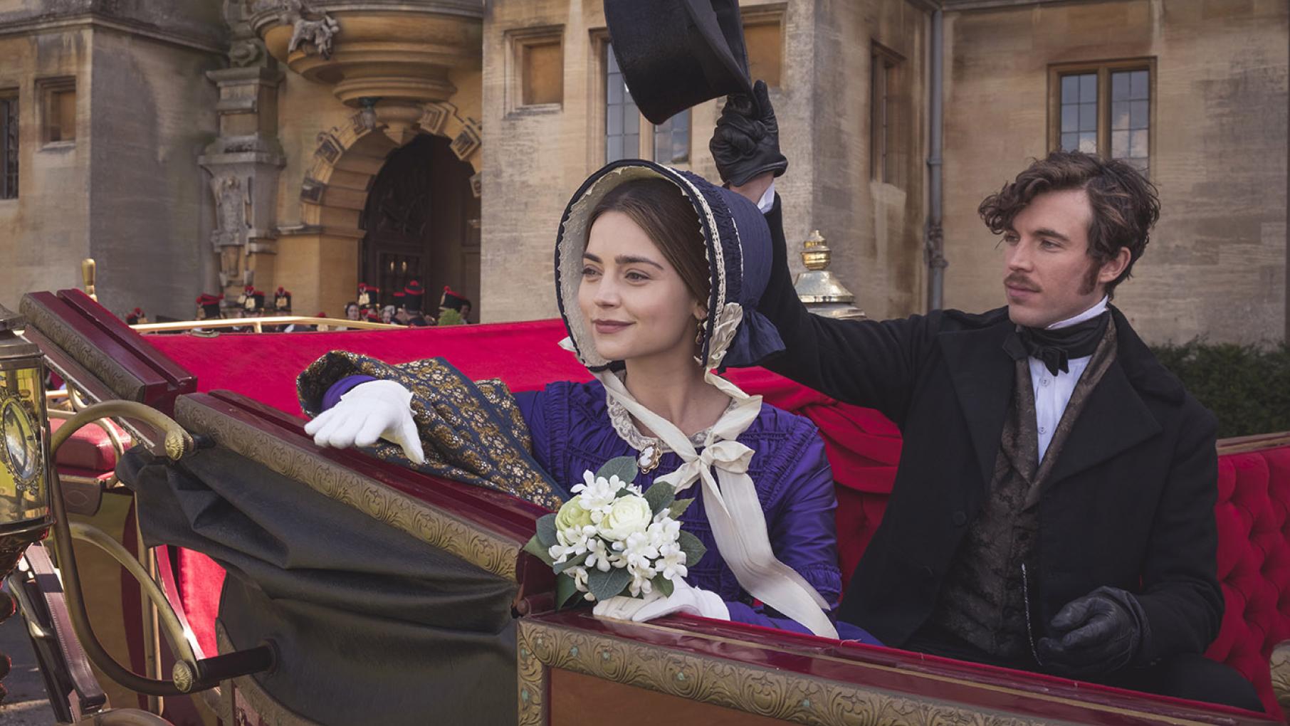 Victoria and Albert are on a diplomatic mission to a strange, opulent land: France. Photo: ITV Studios Queen Victoria and Prince Albert. Photo: ITV Studios