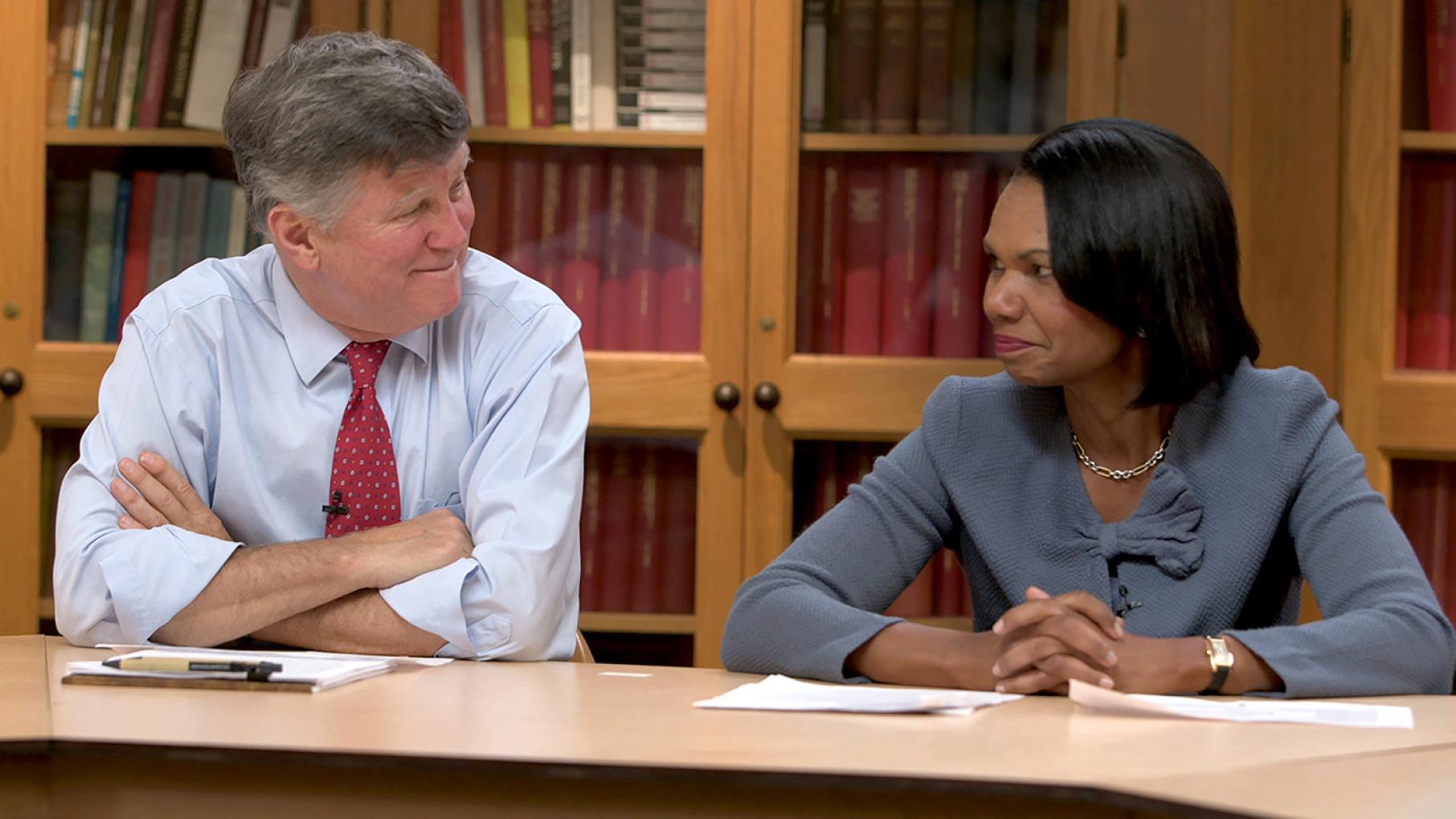 David M. Kennedy and Condoleezza Rice in American Creed