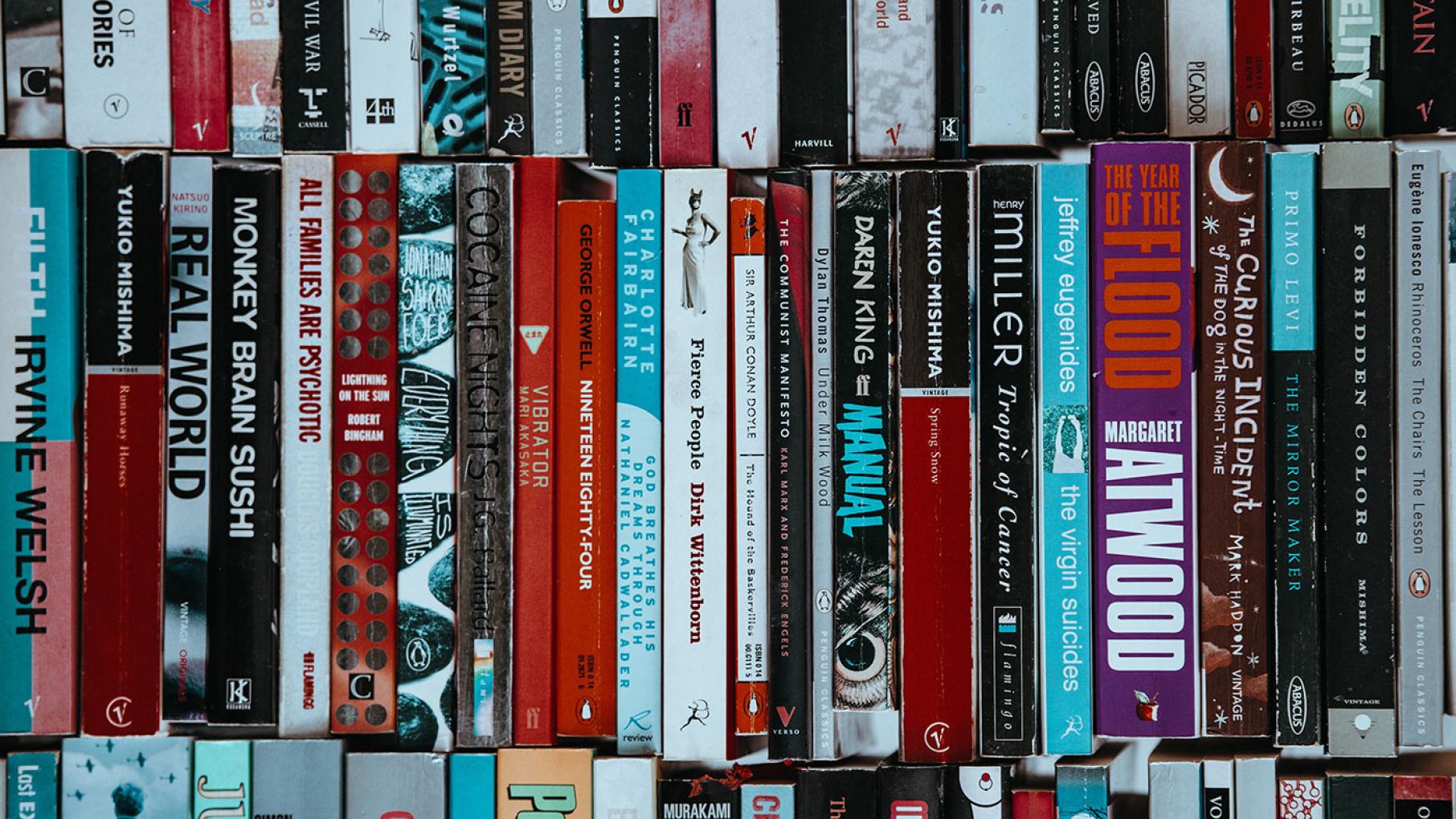 Book covers. Photo: Annie Spratt on Unsplash