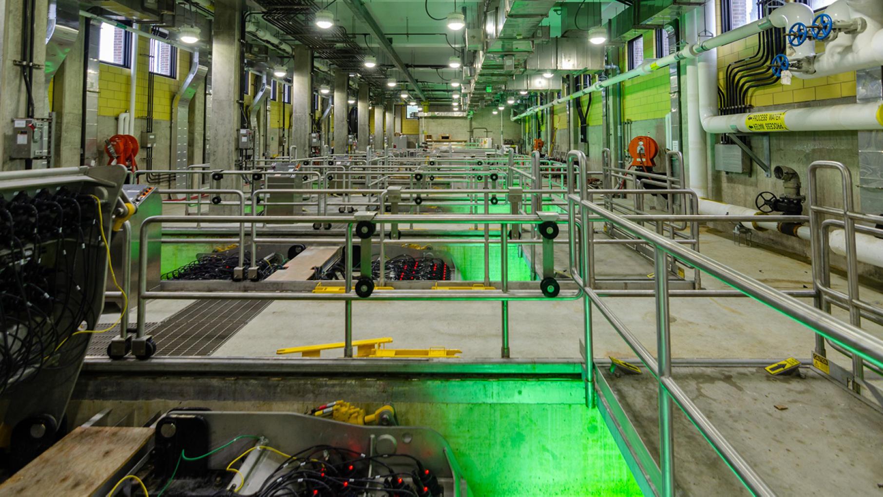 The Terrence J. O'Brien Water Reclamation Plant. Photo: Eric Allix Rogers