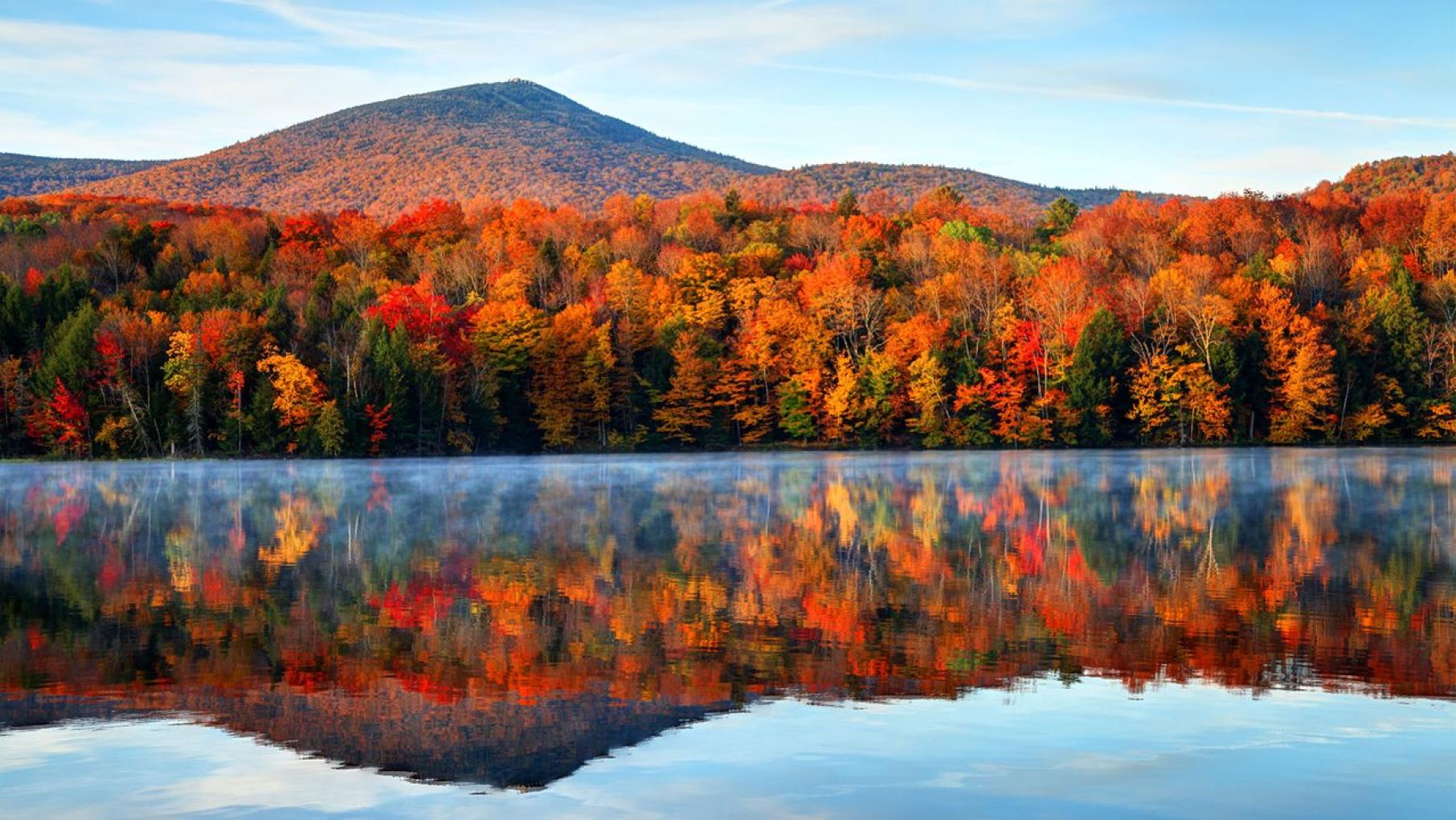 Early morning autumn light near Killington, Vermont. Photo: Getty Images Early morning autumn light near Killington, Vermont. Photo: Getty Images