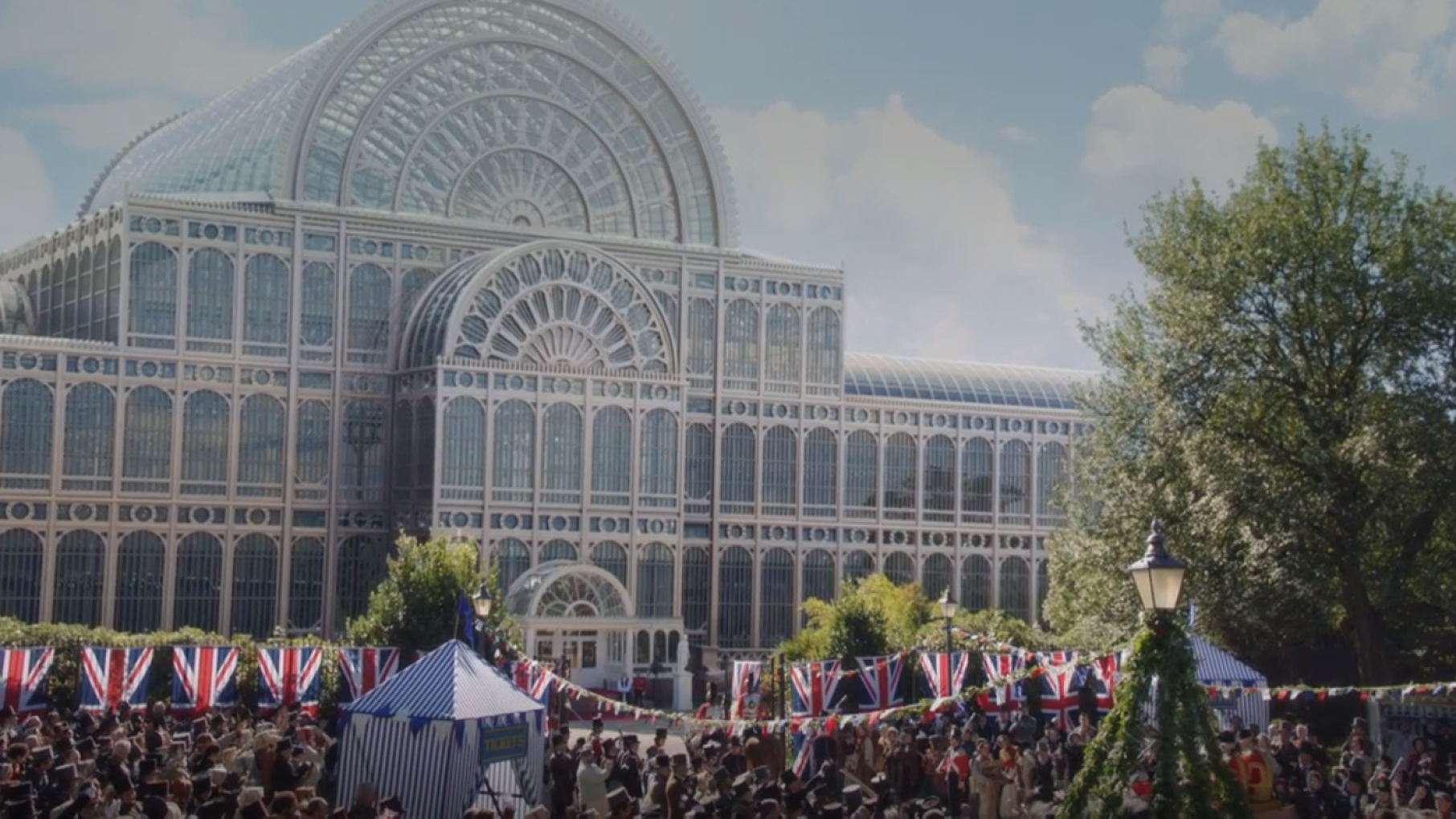 The Crystal Palace built for the Great Exhibition covered almost 18 acres The Crystal Palace in Victoria