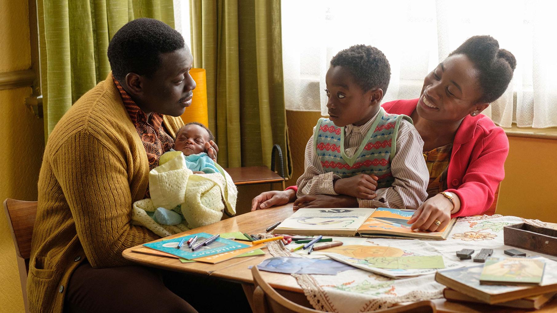 The Aidoo family have a bright future in their new home in Britain. Photo: BBC/Neal Street Productions The Aidoo family in Call the Midwife.Photo: BBC/Neal Street Productions